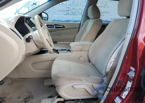 2015 Nissan Pathfinder S из США, поврежденный, VIN 5N1AR2MN1FC620614